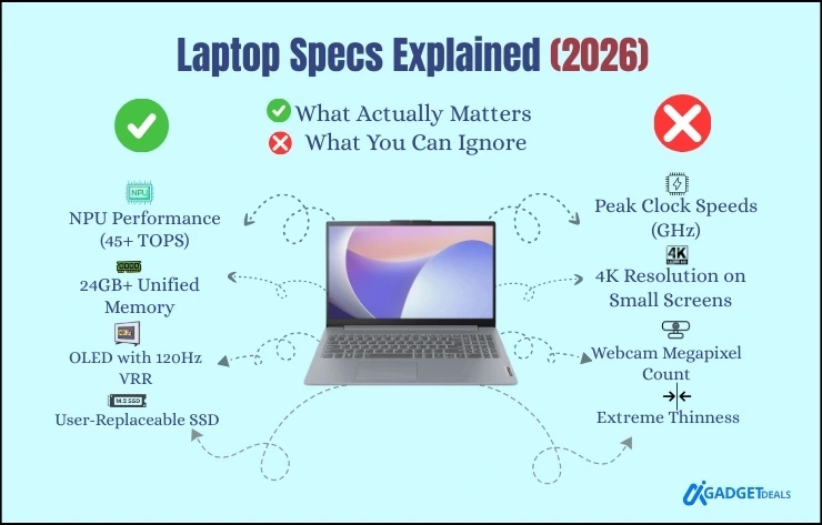 Laptop Specs 2026: CPU, RAM & SSD Explained