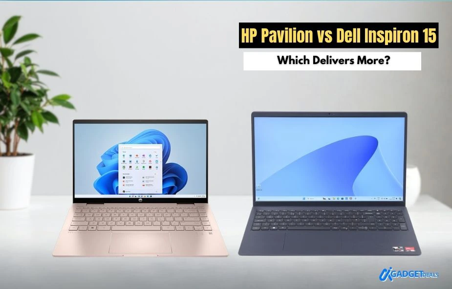Comparison of HP Pavilion vs Dell Inspiron 15 laptops to see which delivers better performance