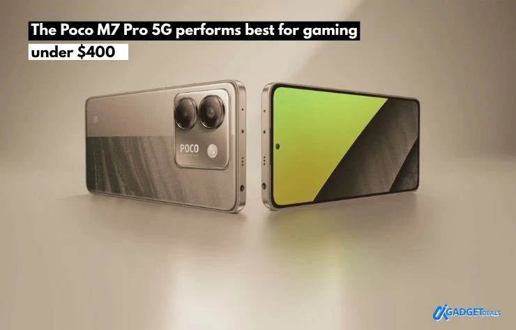 Poco M7 Pro 5G performs best for gaming under $400.