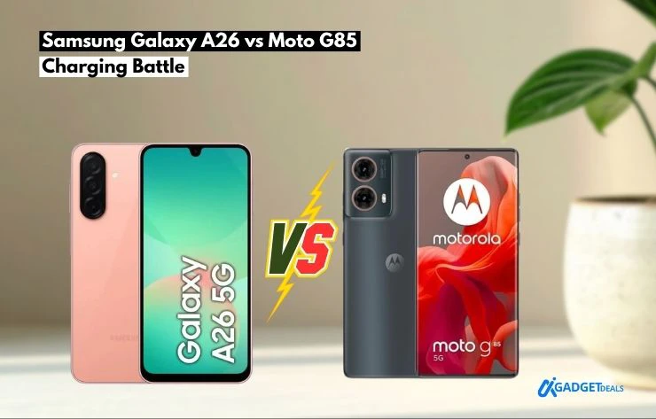 Samsung Galaxy A26 vs Moto G85 – Charging Battle
